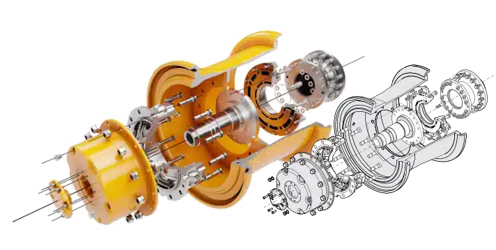 illustration-technique-dun-moyeux-de-roue-vue-eclatee-vue-en-coupe