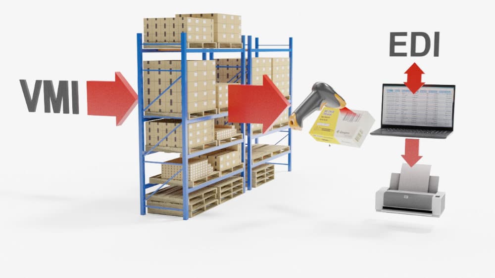 image 3D d'un rack de stockage